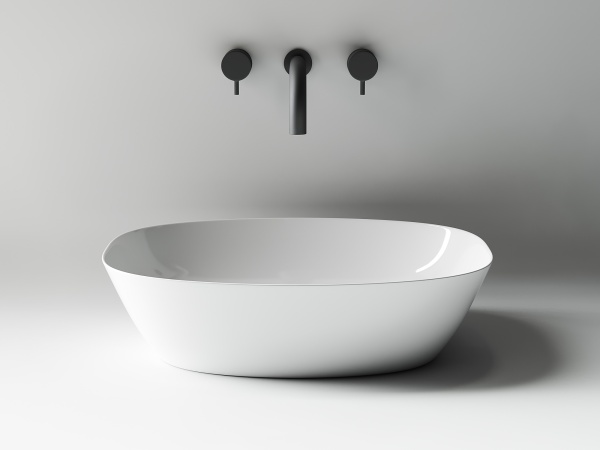 Раковина накладная овальная Ceramica Nova Element CN5005 фарфор цвет белый