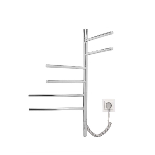 Полотенцесушитель электрический Vincea  П6  40x80 VTD-1S2CE хром