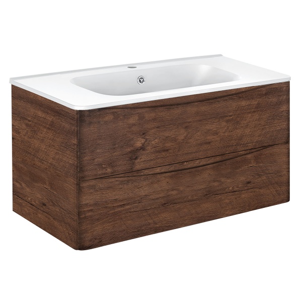 Тумба  подвесная Vincea Paola VMC-2P100RW 100 см  2 ящика цвет R.Wood 