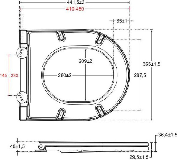 Крышка-сиденье Allen Brau Reality 4.32007.20 цвет белый