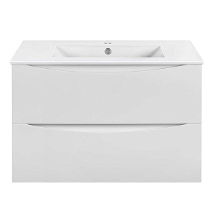 Тумба  подвесная Vincea Mia Slim VMC-2MC800S1GW 80 см  2 ящика цвет G.White 