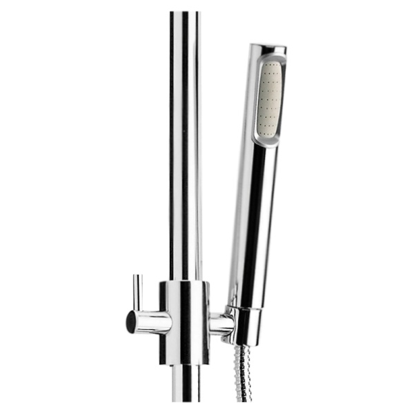 Душевая система со смесителем Webert Azeta AZ870105015METAL монтаж настенная без термостата хром