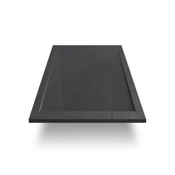 Душевой поддон низкий Vincea VST-4SRL VST-4SRL9012A прямоугольный искусственный камень 120x90 темно-серый матовый