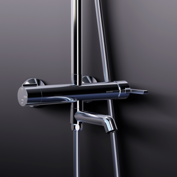 Душевая система со смесителем Damixa Scandinavian Pure 936740000 монтаж настенная без термостата хром