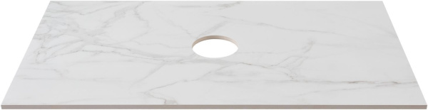 Столешница для ванной Allen Brau Reality 1.32023.M 81 см керамогранит, цвет белый