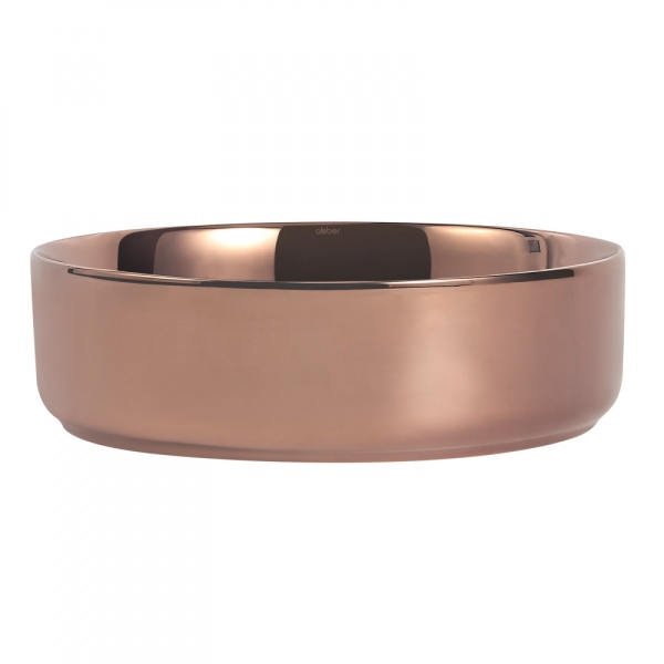 Раковина  круглая Abber Bequem AC2109RG фаянс цвет розовое золото