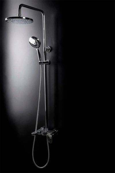 Душевая система со смесителем Boheme Spectre 458-CR монтаж настенная без термостата Chrome