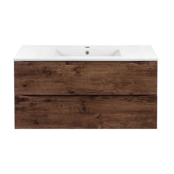 Тумба  подвесная Vincea Mia VMC-2MC100RW 100 см  2 ящика цвет R.Wood 