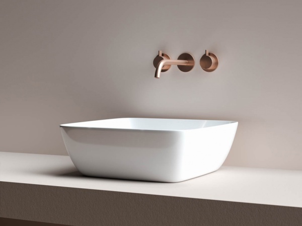 Раковина накладная квадратная  Ceramica Nova Form CN2002 фарфор цвет белый