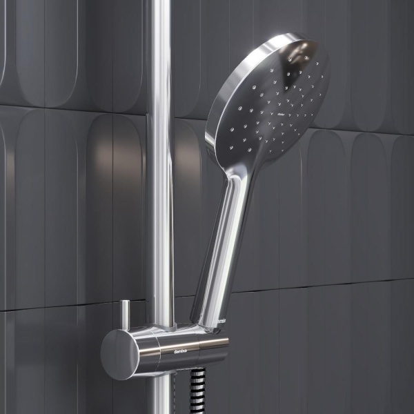 Душевая система со смесителем Damixa Jupiter 977800000 монтаж настенная с термостатом хром