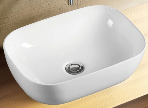 Раковина  прямоугольная Esbano MARTEL ESRNMART фаянс цвет белый