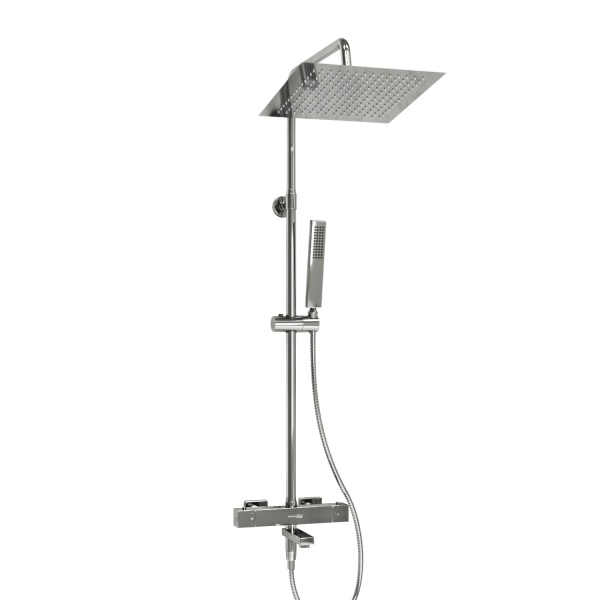 Душевая система со смесителем Wasserkraft  A199.118.103.010.CH Thermo монтаж настенная с термостатом хром