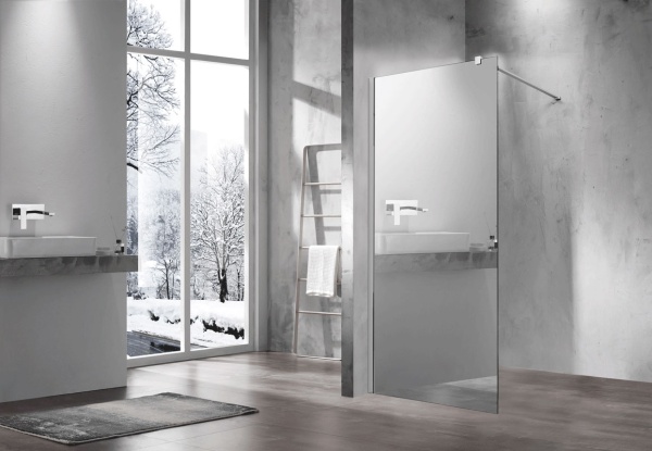 Душевая перегородка Vincea Walk in VSW-1H900MR 90 см, стекла зеркальные, профиль хром