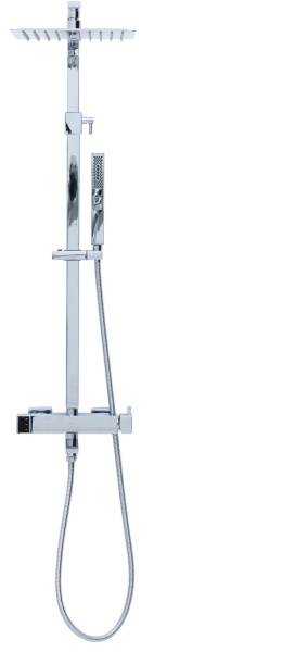 Душевая система со смесителем Allen Brau Infinity 2.0 5.21029-00 монтаж настенная без термостата хром