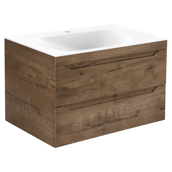 Тумба  подвесная Vincea Fine VMC-2F800VO 80 см  2 ящика цвет V.Oak 