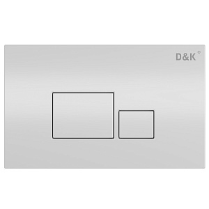 Кнопка смыва механическая D&amp;K Quadro DB1519016 цвет белый