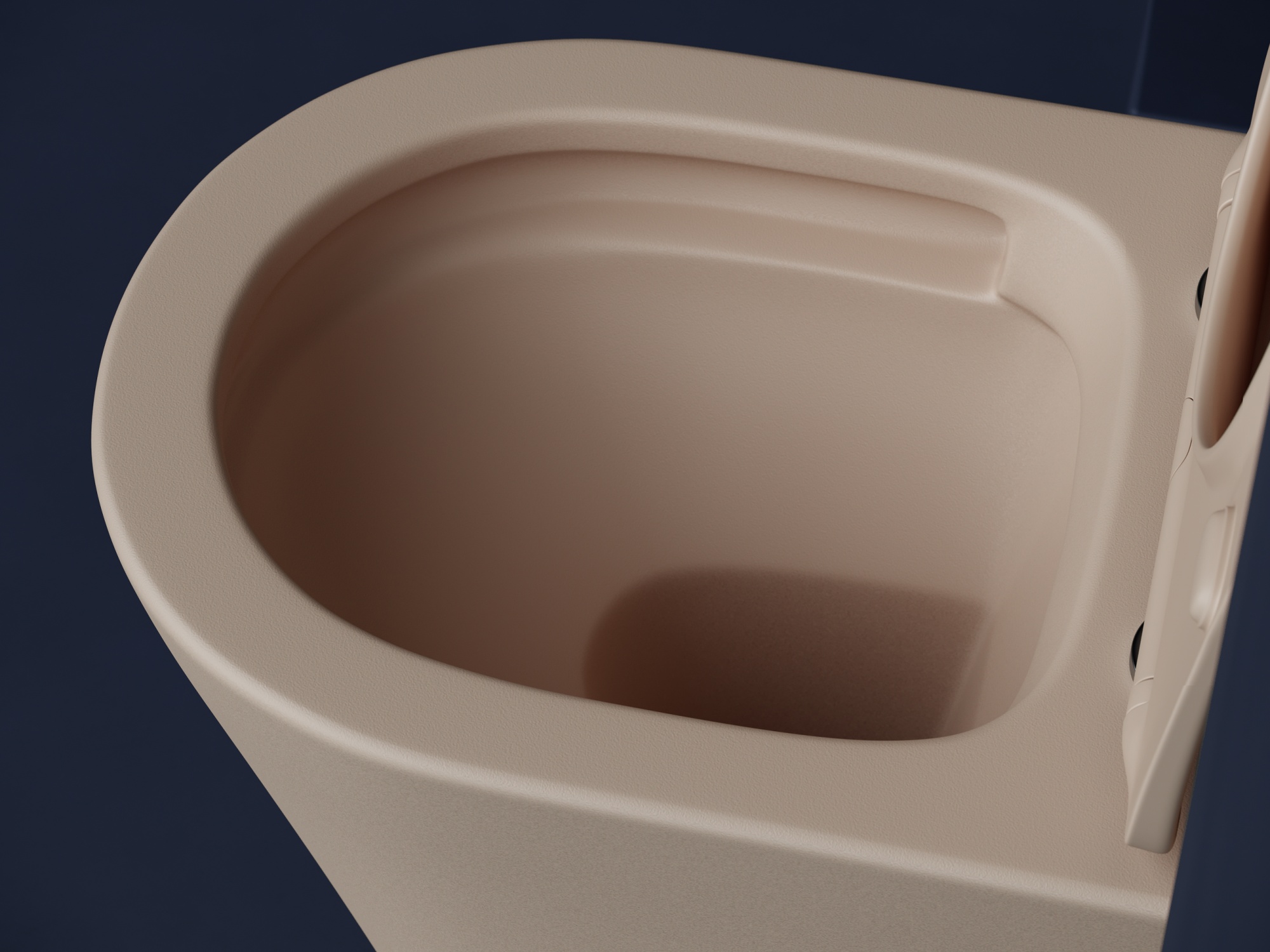 Унитаз подвесной Ceramica Nova Balearica CN6000MC Rimless фарфор бежевый матовый