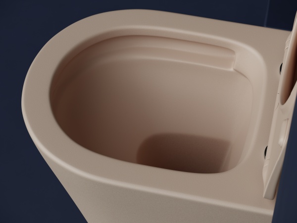Унитаз подвесной Ceramica Nova Balearica CN6000MC Rimless фарфор бежевый матовый