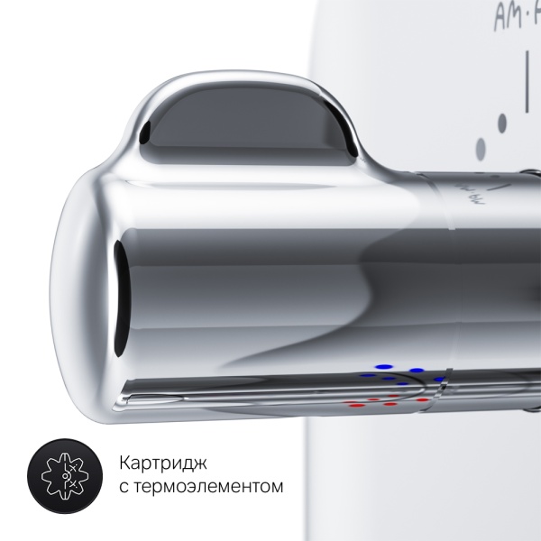 Смеситель для душа Am.Pm Sensation F3075600 встраиваемый в стену 
с термостатом хром