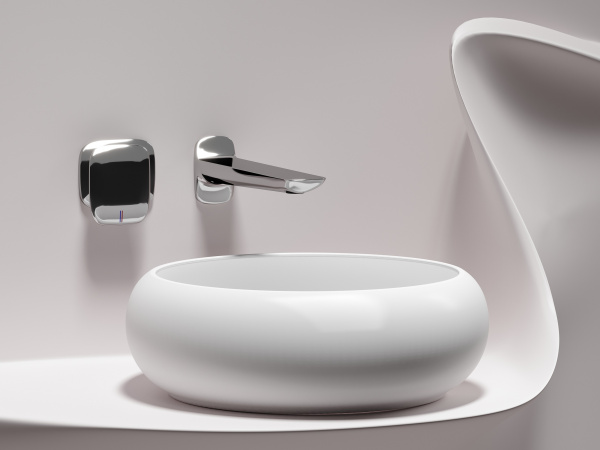 Раковина накладная круглая Ceramica Nova Element CN6050MW фарфор цвет белый матовый