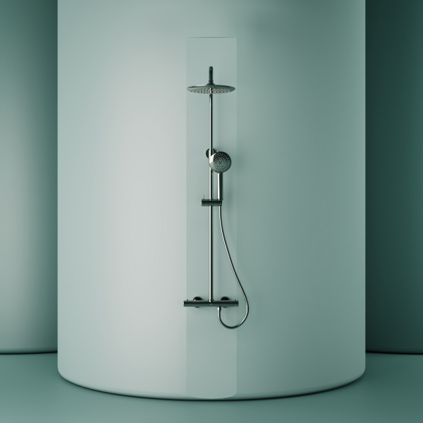 Душевая система со смесителем Sancos Game SC3002CH монтаж настенный с термостатом хром