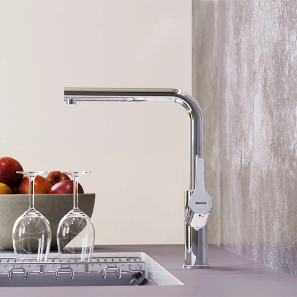 Смеситель для кухни Damixa Merkur 710771000 с подключением к фильтру хром