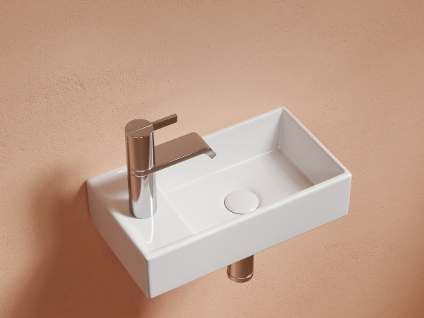 Раковина подвесная прямоугольная Ceramica Nova Element CN6051R фарфор цвет белый