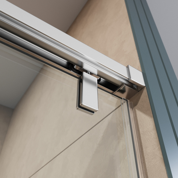 Душевая дверь BelBagno Soft Close-1 SOFT_CLOSE-1-BF-1-130-C-Cr 130 см стекла прозрачные, профиль хром