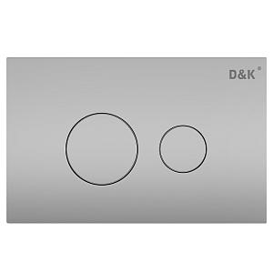 Кнопка смыва механическая D&amp;K Venice DB1029002 цвет матовый хром