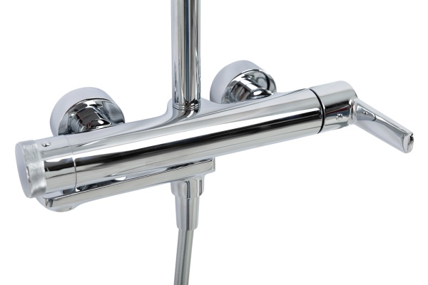 Душевая система со смесителем Cezares Lux LUX-CVD-01 монтаж настенная без термостата хром