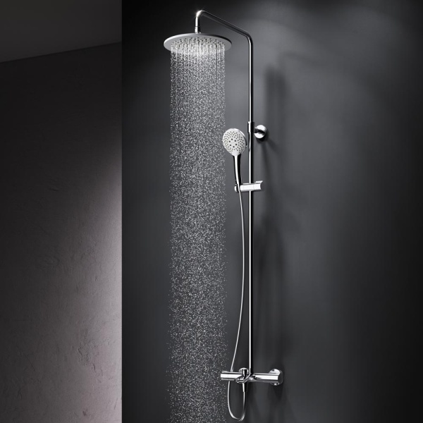 Душевая система со смесителем Am.Pm Gem F0790520 монтаж настенная с термостатом хром