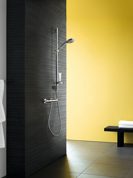 Смеситель для душа Hansgrohe Ecostat Comfort 13116000 настенный 
с термостатом хром