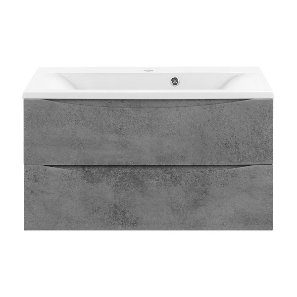 Тумба  подвесная Vincea Mia VMC-2MA900BT 90 см  2 ящика цвет Beton 