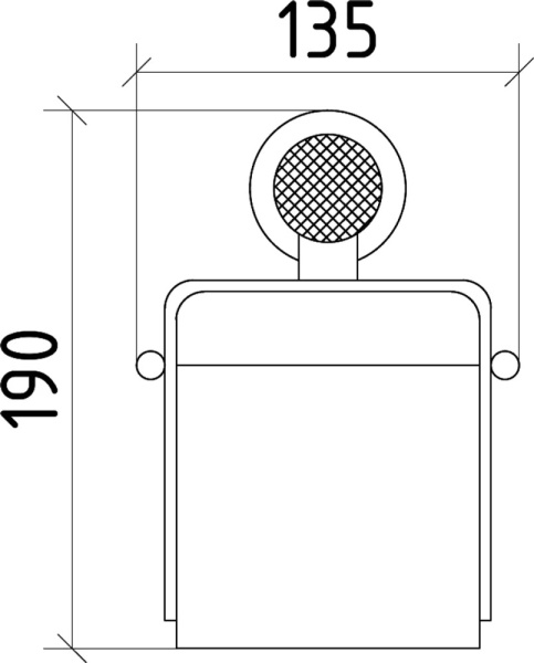 Держатель для туалетной бумаги Boheme Royal Cristal 10921-BR 