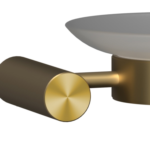 Мыльница Raiber Graceful RPG-80008 латунь стекло