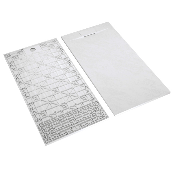 Душевой поддон низкий RGW TUS-W 553702810-01 прямоугольный стеклопластик 170x80 белый